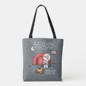 Terug naar de basiskennis tote bag (Achterkant)