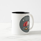 Terug naar de basiskennis tweekleurige koffiemok (Voorkant rechts)