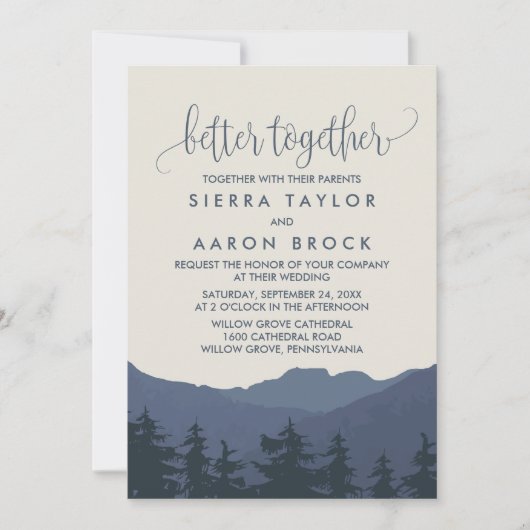 Terug naar de bergen. Betere verbinding Kaart (Voorkant)