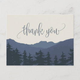 Terug naar de bergen Hartelijk dank Briefkaart