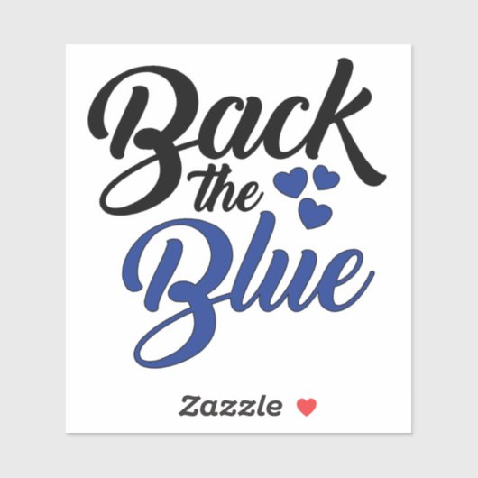 Terug naar de blauwe Sticker (Vel)