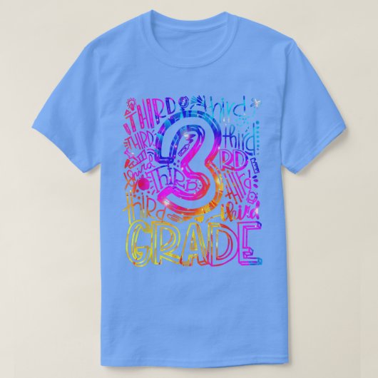 Terug naar de derde klas van de derde klas t-shirt (Design voorkant)