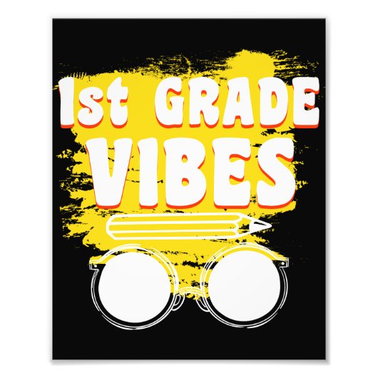 Terug naar de eerste klas Shirt eerste dag Foto Afdruk (Voorkant)