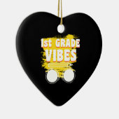 Terug naar de eerste klas Shirt eerste dag Keramisch Ornament (Rechts)