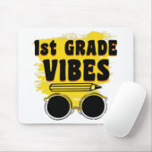 Terug naar de eerste klas Shirt eerste dag Muismat (Met muis)