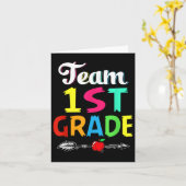 Terug naar de eerste klas van het schoolteam kaart (Gele Bloem)