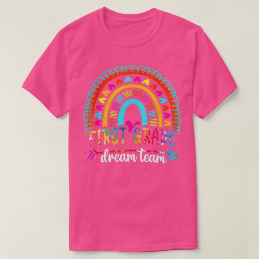 Terug naar de eerste klas van het studententeam t-shirt (Design voorkant)