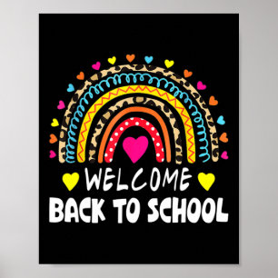 Terug naar de eerste schooldag van de leerkrachten poster