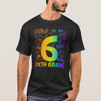 Terug naar de eerste schooldag van de typografie t-shirt
