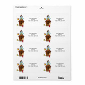 Terug naar de etiketten van leerkrachten op school (Full Sheet)