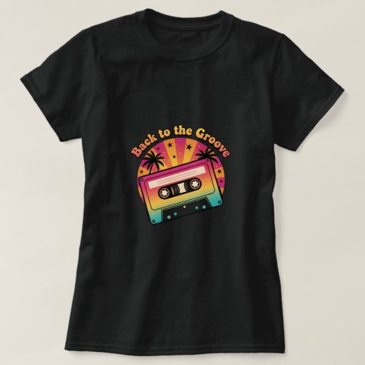 Terug naar de groove t-shirt (Design voorkant)