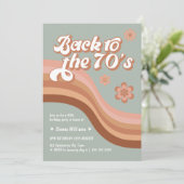 Terug naar de Groovy Retro van 70 elke zondag Kaart (Staand voorkant)