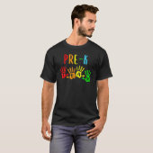 Terug naar de handdruk van het leerlingteam van de t-shirt (Voorkant volledig)
