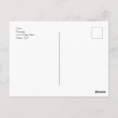 Terug naar de Herfst Apple Confetti Flyer voor sch Briefkaart (Achterkant)