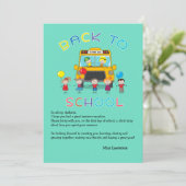 Terug naar de Ice Breaker Notecard van de leerkrac Kaart (Staand voorkant)