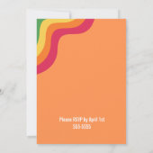 Terug naar de jaren 1970 Disco Vrijwilliger Apprec Kaart (Achterkant)