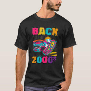 Terug naar de jaren 2000 vintage tweeduizend retro t-shirt