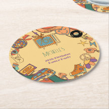 Terug naar de jaren 70 retro groovy volwassenen ve