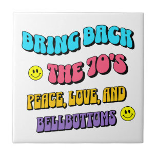 Terug naar de jaren ’70 tegeltje