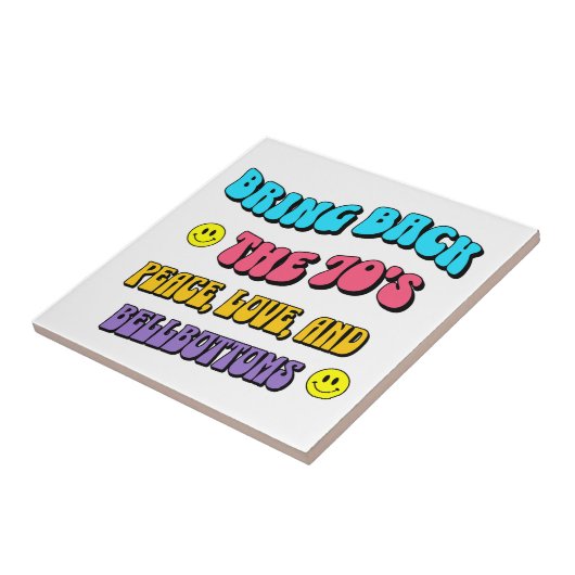 Terug naar de jaren ’70 tegeltje (Zijkant)