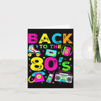 Terug naar de jaren 80 1980 Vintage Stijl Jaren Ta Kaart
