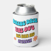 Terug naar de jaren 80 blikjeskoeler (Blikje Voorkant)