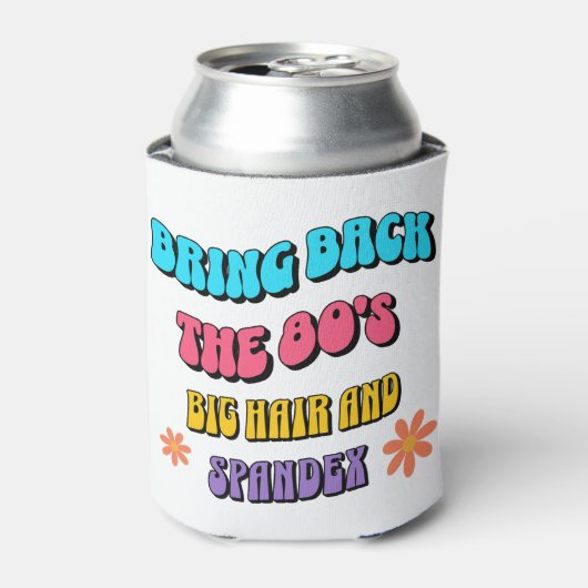 Terug naar de jaren 80 blikjeskoeler (Blikje Voorkant)