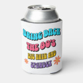 Terug naar de jaren 80 blikjeskoeler (Blikje Achterkant)