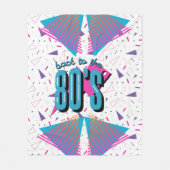 Terug naar de jaren 80 Fleece Deken (Voorkant)