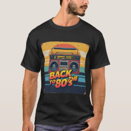 Terug naar de jaren 80 Gen X Boombox T-shirt