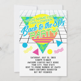 Terug naar de jaren 80 Geometrische jaren 80 Parti Kaart