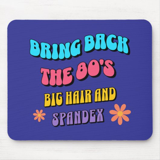 Terug naar de jaren 80 muismat (Voorkant)