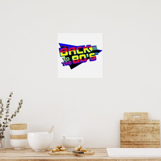 TERUG NAAR DE JAREN '80 POSTER (Keuken)
