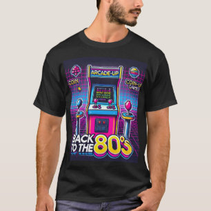 Terug naar de jaren 80 Retro Arcade Graphic T-shir T-shirt