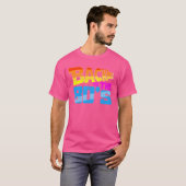 Terug naar de jaren 80 retro t-shirt (Voorkant volledig)