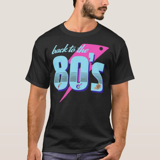 Terug naar de jaren 80 t-shirt (Voorkant)