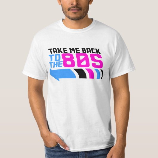 Terug naar de jaren 80 t-shirt (Voorkant)