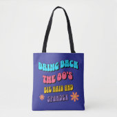 Terug naar de jaren 80 tote bag (Voorkant)