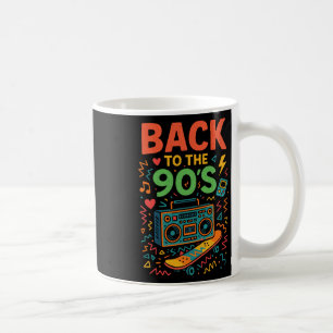 Terug naar de jaren 90 - 90 Retro Vintage Old Scho Koffiemok