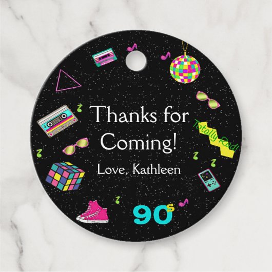 Terug naar de jaren '90, Any Age, Dank je Bedankjes Labels (Voorkant)