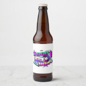 Terug naar de jaren 90 bier etiket (Voorkant)