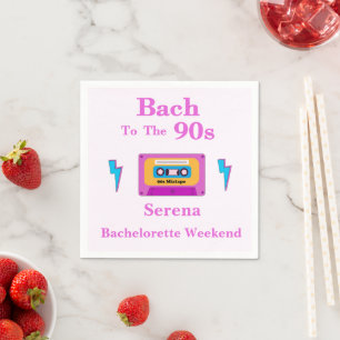 Terug Naar De Jaren 90 Cassetteband Bachelorette-f Servet