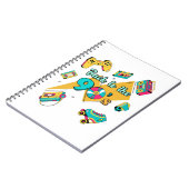 Terug naar de jaren '90 - Elektronische 90's Retro Notitieboek (Linkerzijde)