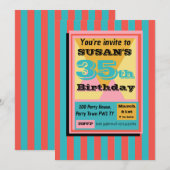 Terug naar de jaren 90 feest jaren negentig 1990 t kaart (Voorkant / Achterkant)