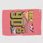 Terug naar de jaren '90 golfhanddoek (Horizontaal)