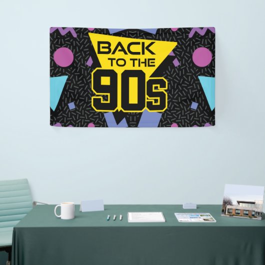 Terug naar de jaren '90 Party Banner (Beurs)