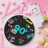 Terug naar de jaren '90, Retro, Any Age Papieren Bordje (Feest)