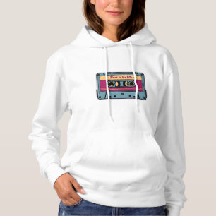 Terug naar de jaren 90 - Retro Cassette Mixtape Hoodie
