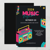 Terug naar de jaren '90, Retro Music Festival Part Kaart (Voorkant / Achterkant)