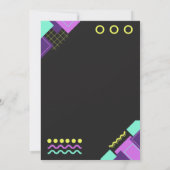 Terug naar de jaren 90 Retro Verjaardag Kaart (Achterkant)